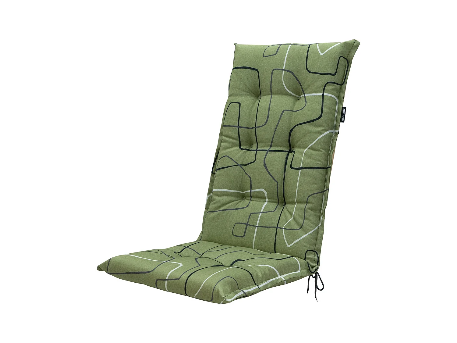 Gartenstuhlkissen High Back Joah Salbei - Ca. 123x50 cm - 4er Set