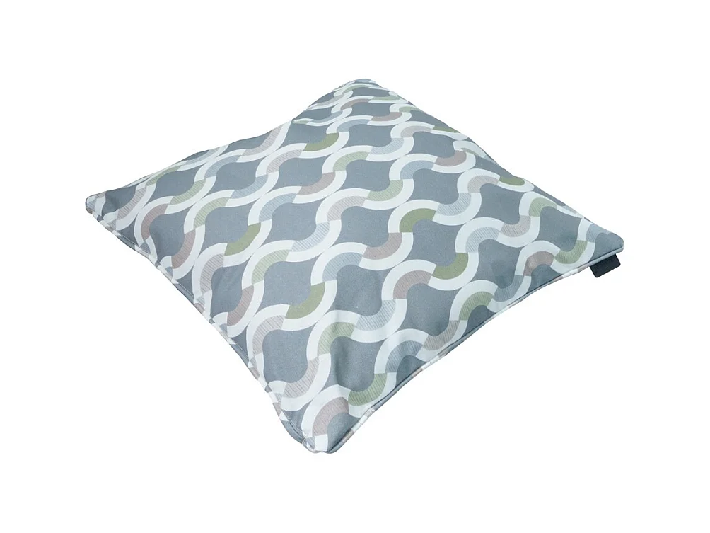 Coussin décoratif Trivia gris - Env. 50x50 cm - Lot de 4