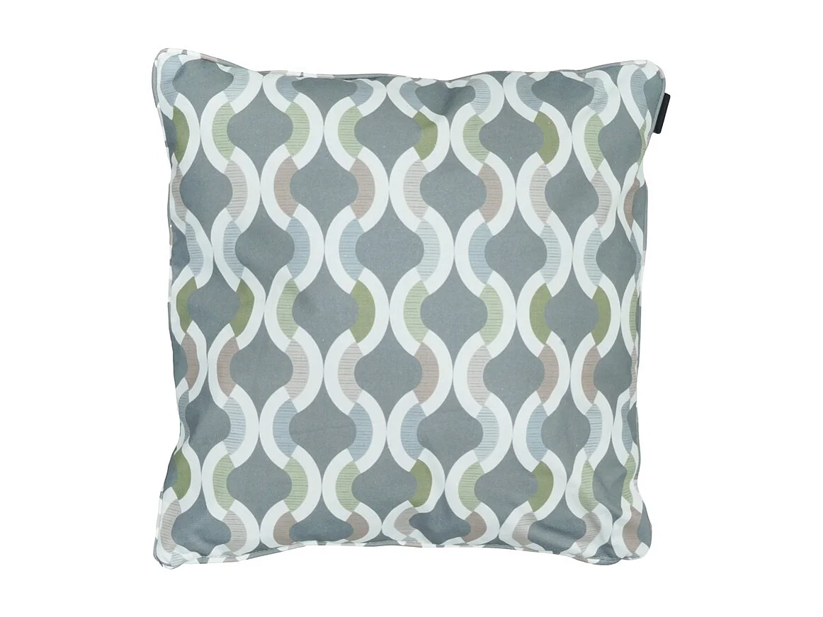 Coussin décoratif Trivia gris - Env. 50x50 cm - Lot de 4