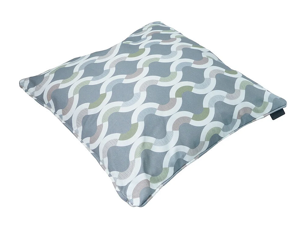 Coussin décoratif Trivia gris - Env. 50x50 cm - Lot de 4