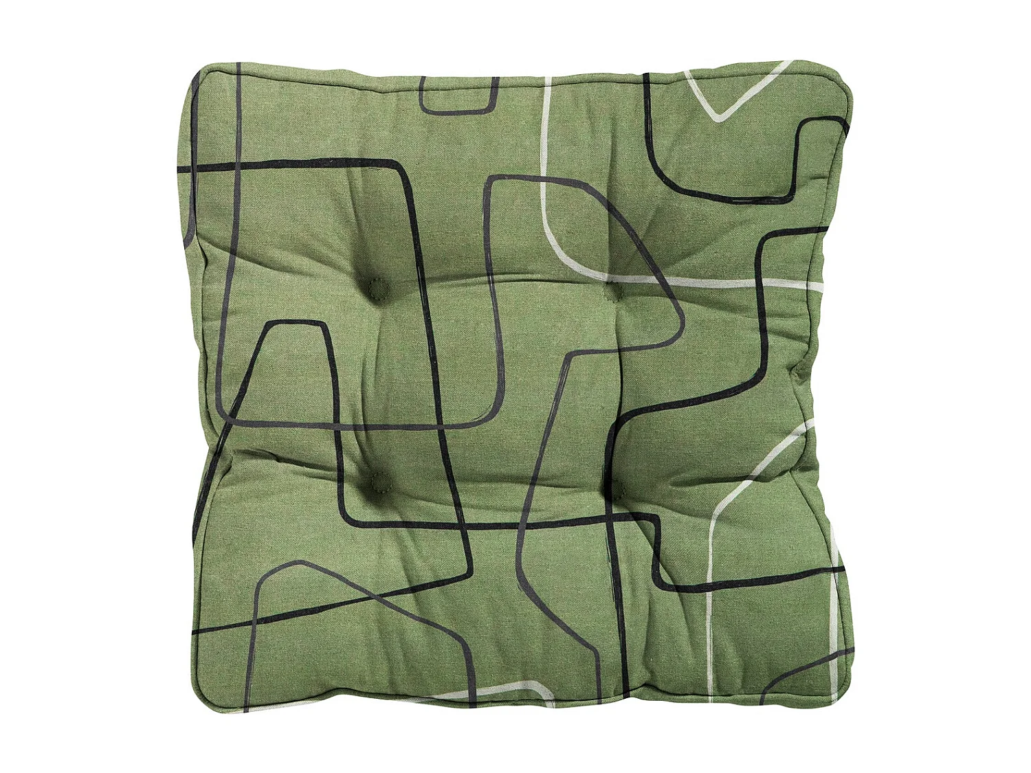 Zitkussen Florance Joah sage - Ca. 47x47 cm - Set van 4
