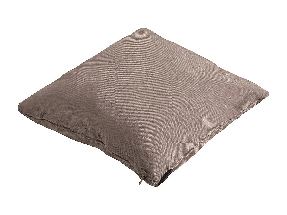 Coussin décoratif en jute Panama - Environ 60x60 cm - Lot de 4