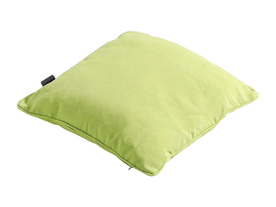 Coussin décoratif Panama citron vert - Env. 60x60 cm - Lot de 4