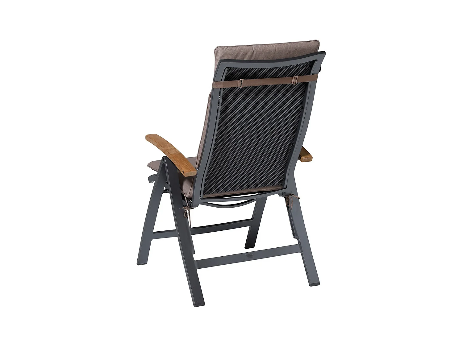 Gartenstuhlauflage High Back Panama taupe - Ca. 120x50 cm - 4er Set