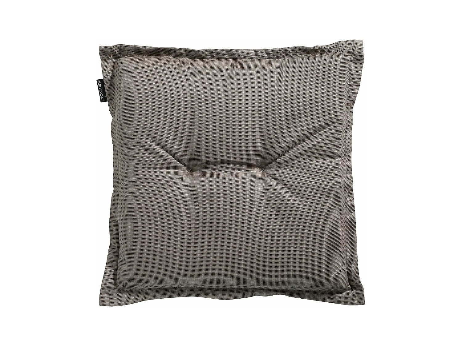 Coussin d'assise Rib foie - Environ 50x50 cm - Lot de 4