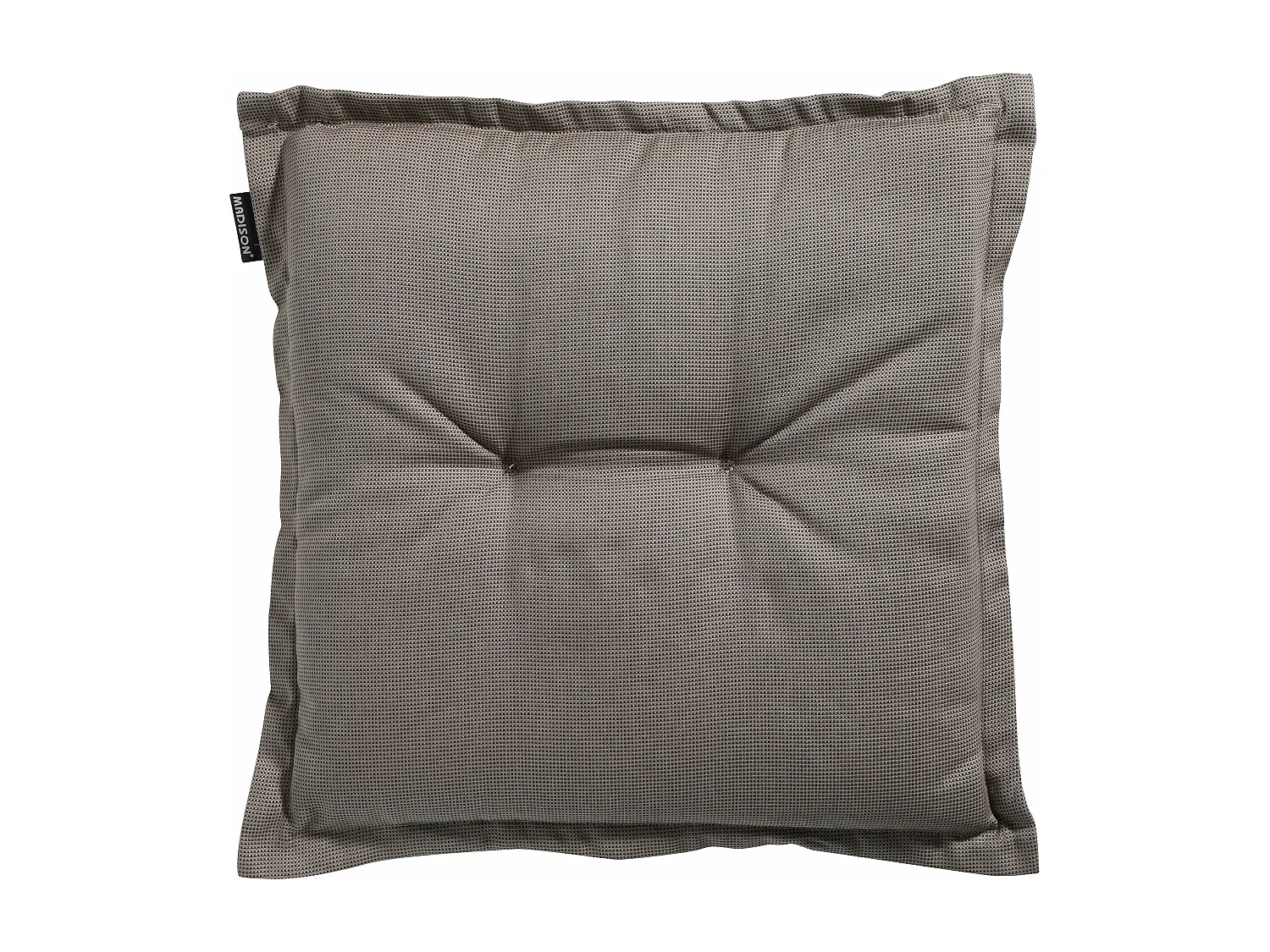 Coussin d'assise Rib foie - Environ 50x50 cm - Lot de 4
