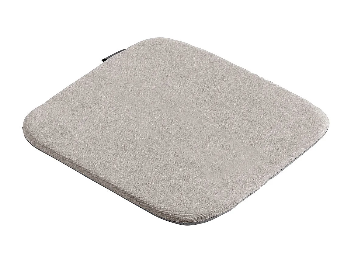 Coussin d'assise en lin Panama - Environ 40x40 cm - Lot de 4