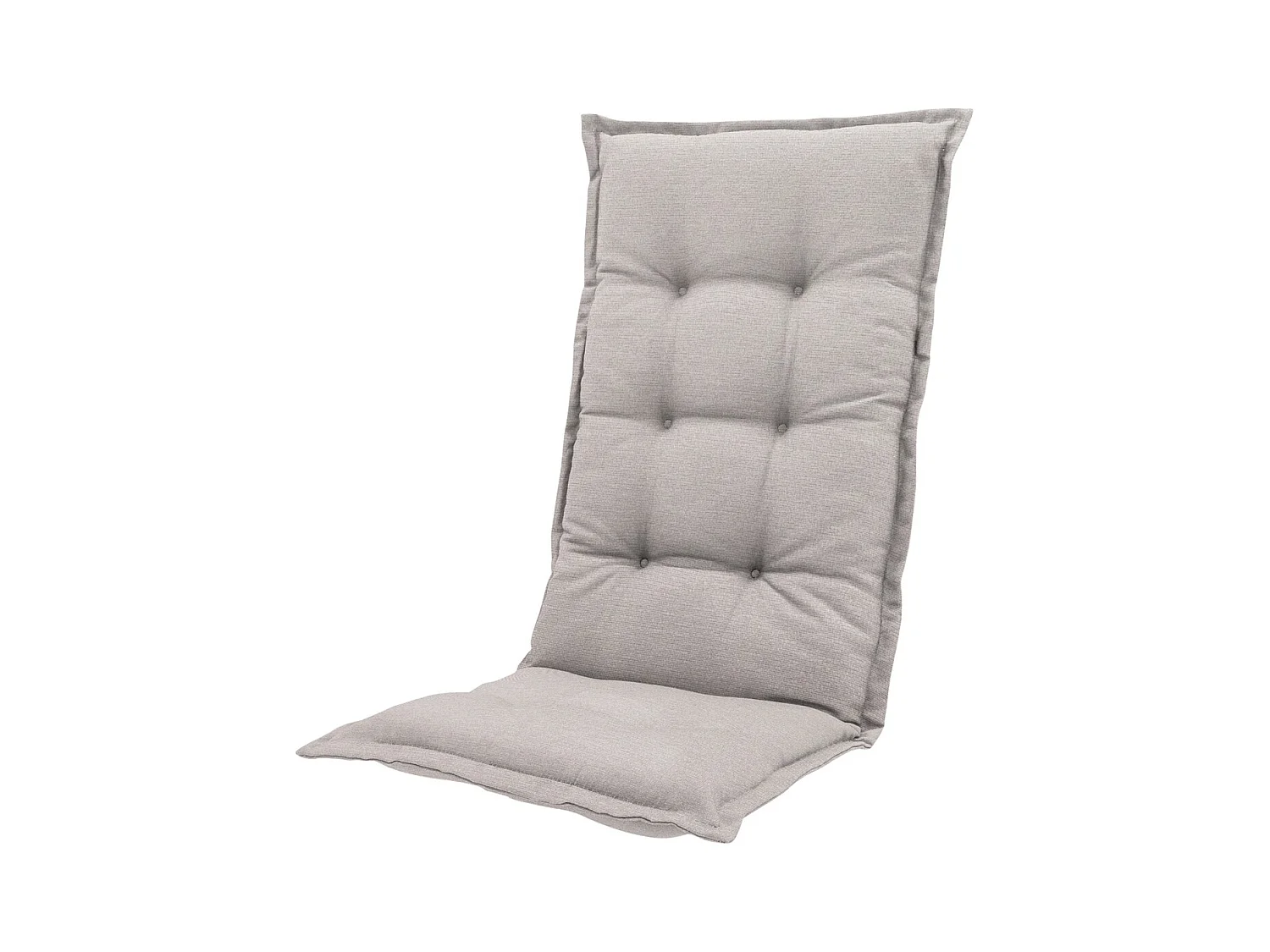 Gartenstuhlauflage High Back Naples taupe - Ca. 123x50 cm - 4er Set