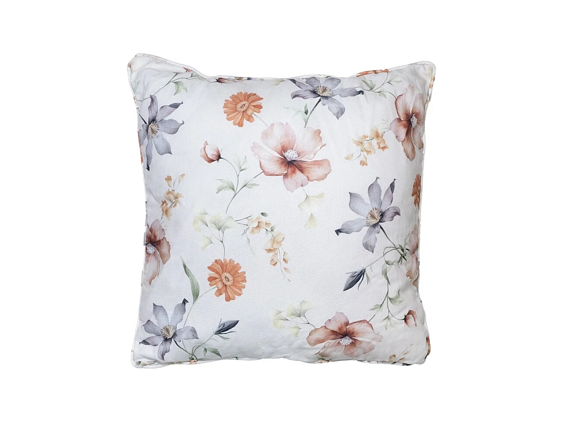 Coussin décoratif Florina naturel - Environ 50x50 cm - Lot de 4