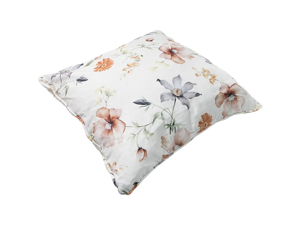 Coussin décoratif Florina naturel - Environ 50x50 cm - Lot de 4