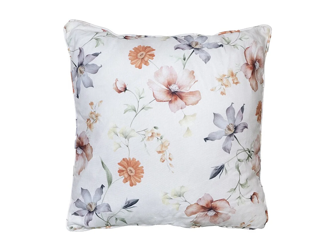 Coussin décoratif Florina naturel - Environ 50x50 cm - Lot de 4