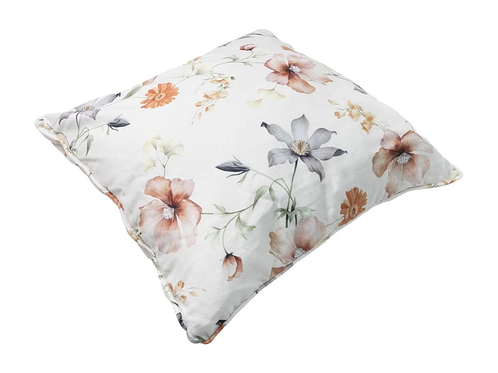 Coussin décoratif Florina naturel - Environ 50x50 cm - Lot de 4