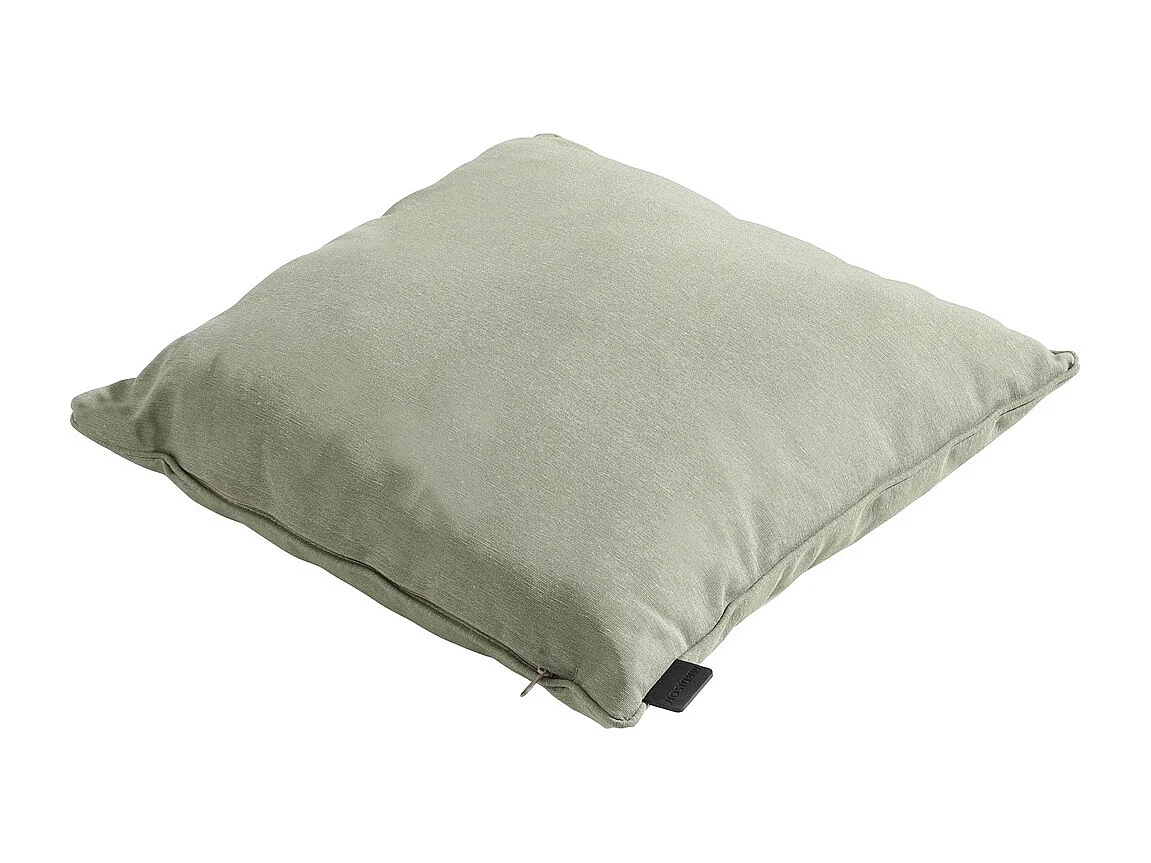 Coussin décoratif Panama sauge - Env. 60x60 cm - Lot de 4