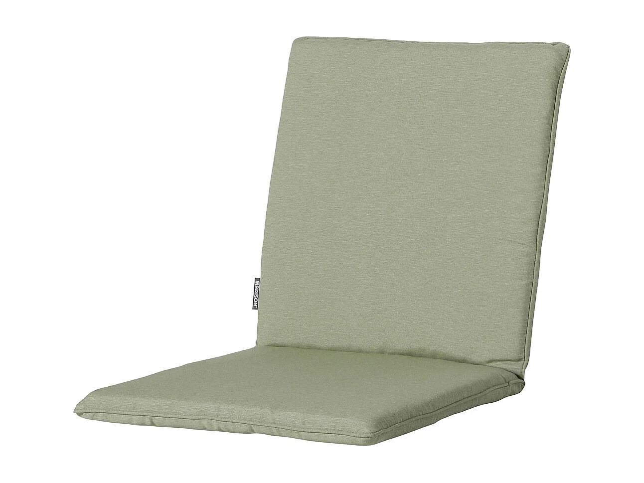 Coussin de chaise empilable Panama sauge - Environ 97 x 49 cm - Lot de 4