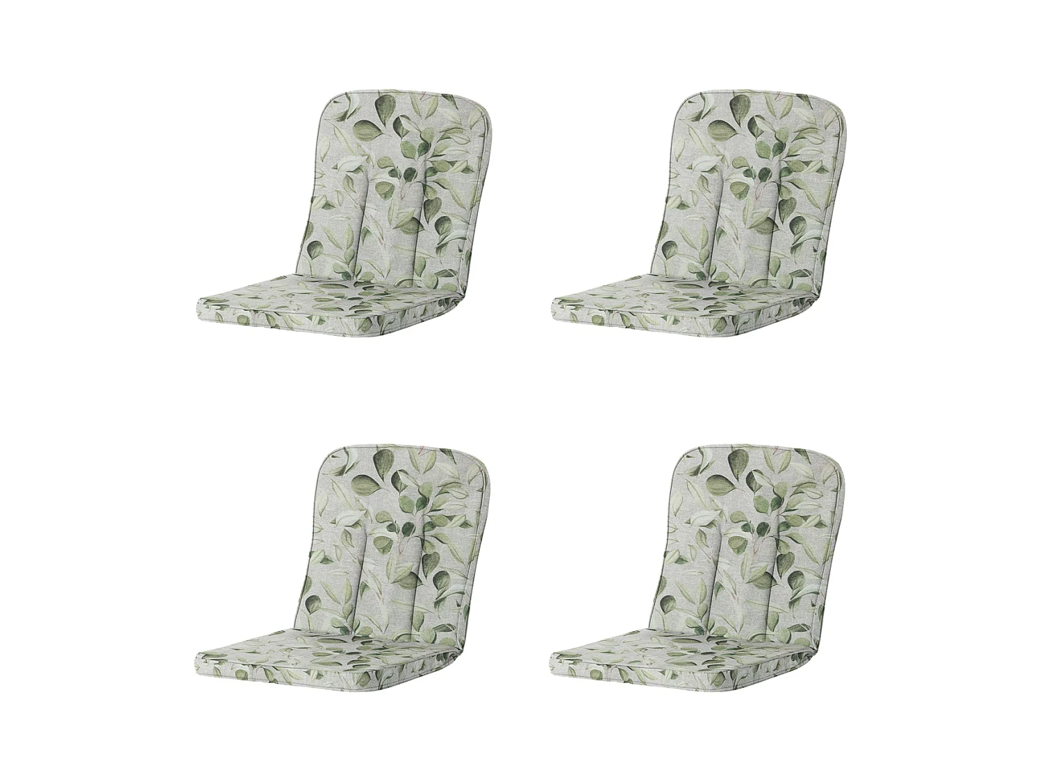 Coussin de jardin Classic/Bora/Antigua Hermitage Diez - Env. 94x48 cm - Lot de 4
