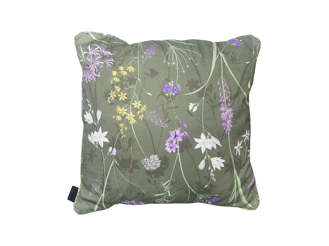 Cojín decorativo Donna lona verde eco+ - Aprox. 50x50 cm - Juego de 4