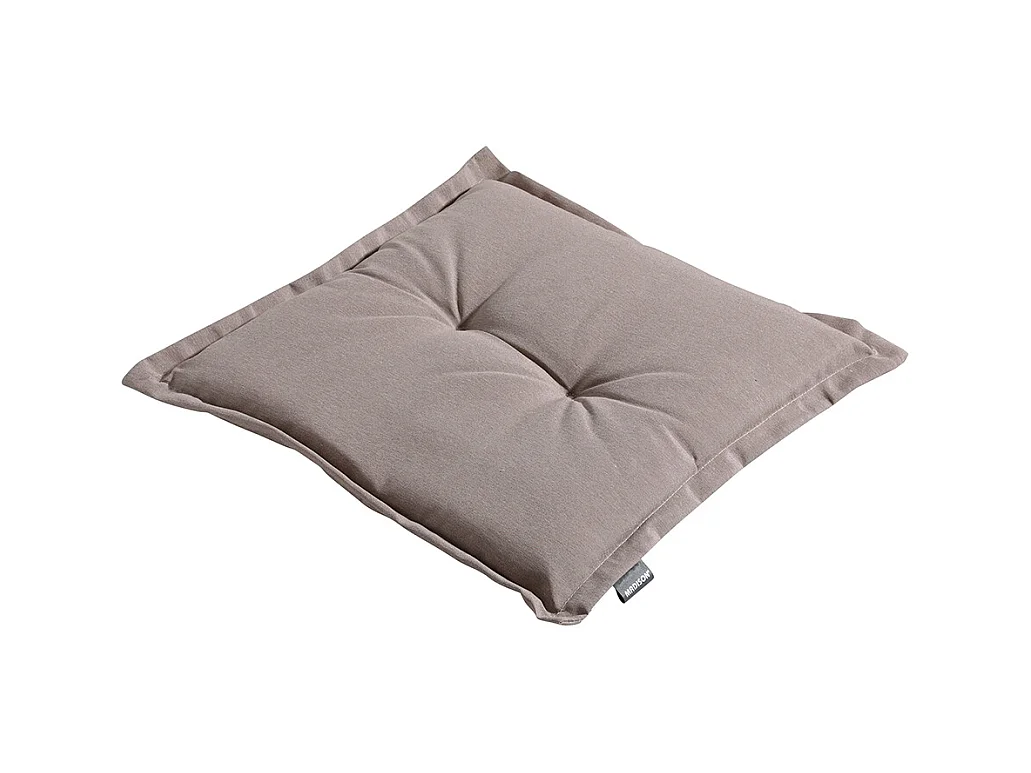 Coussin d'assise en jute Panama - Environ 50x50 cm - Lot de 4