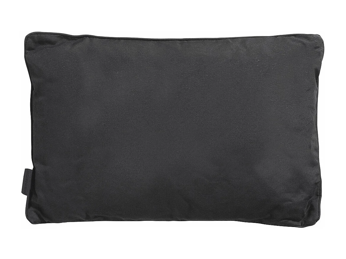Coussin décoratif Panama noir - Env. 40x60 cm - Lot de 4