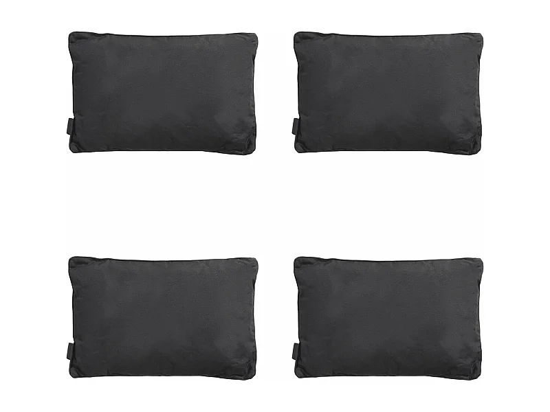 Sierkussen Panama black - Ca. 40x60 cm - Set van 4