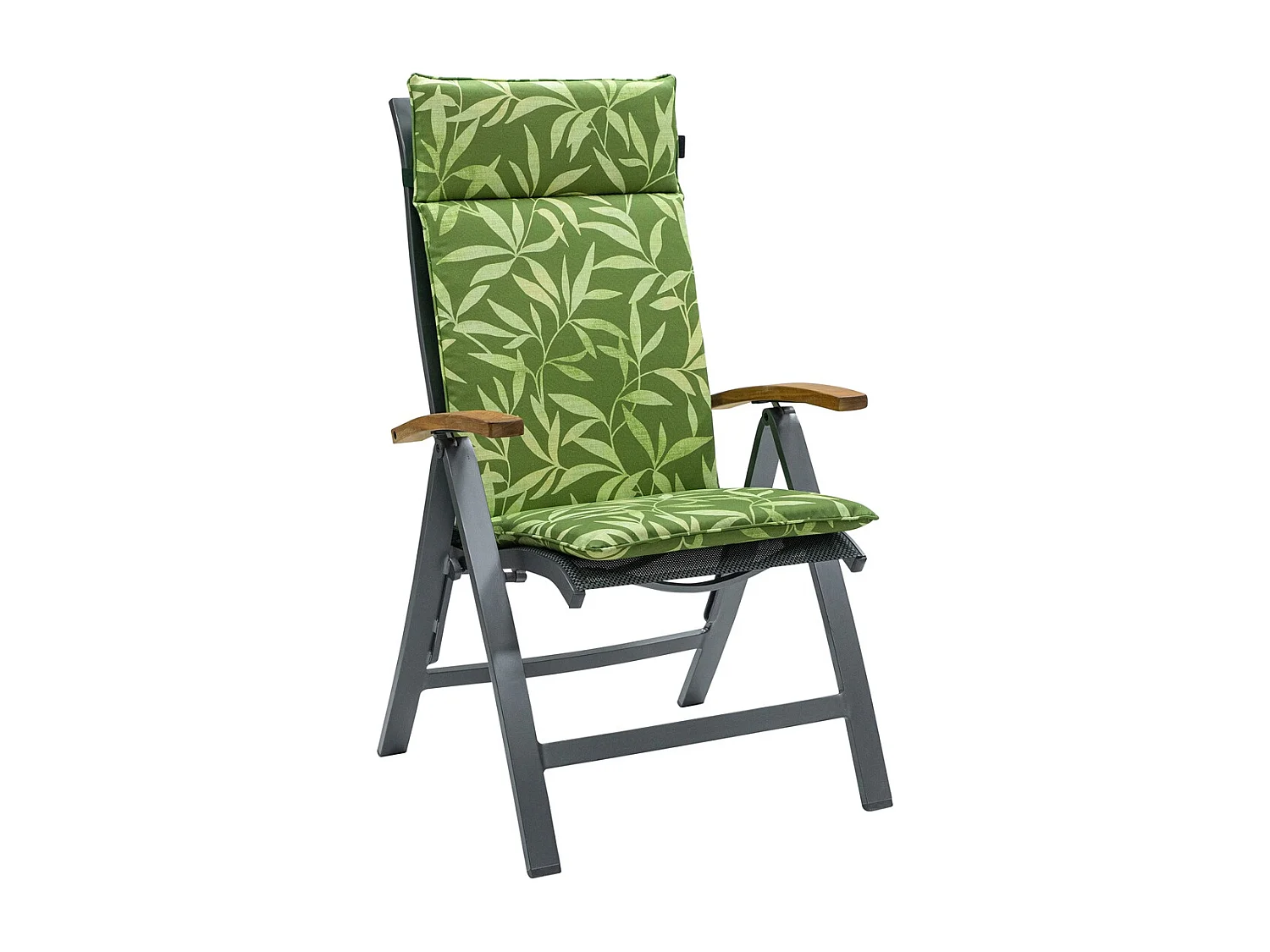 Gartenstuhlkissen High Back Fergus grün - Ca. 120x50 cm - 4er Set