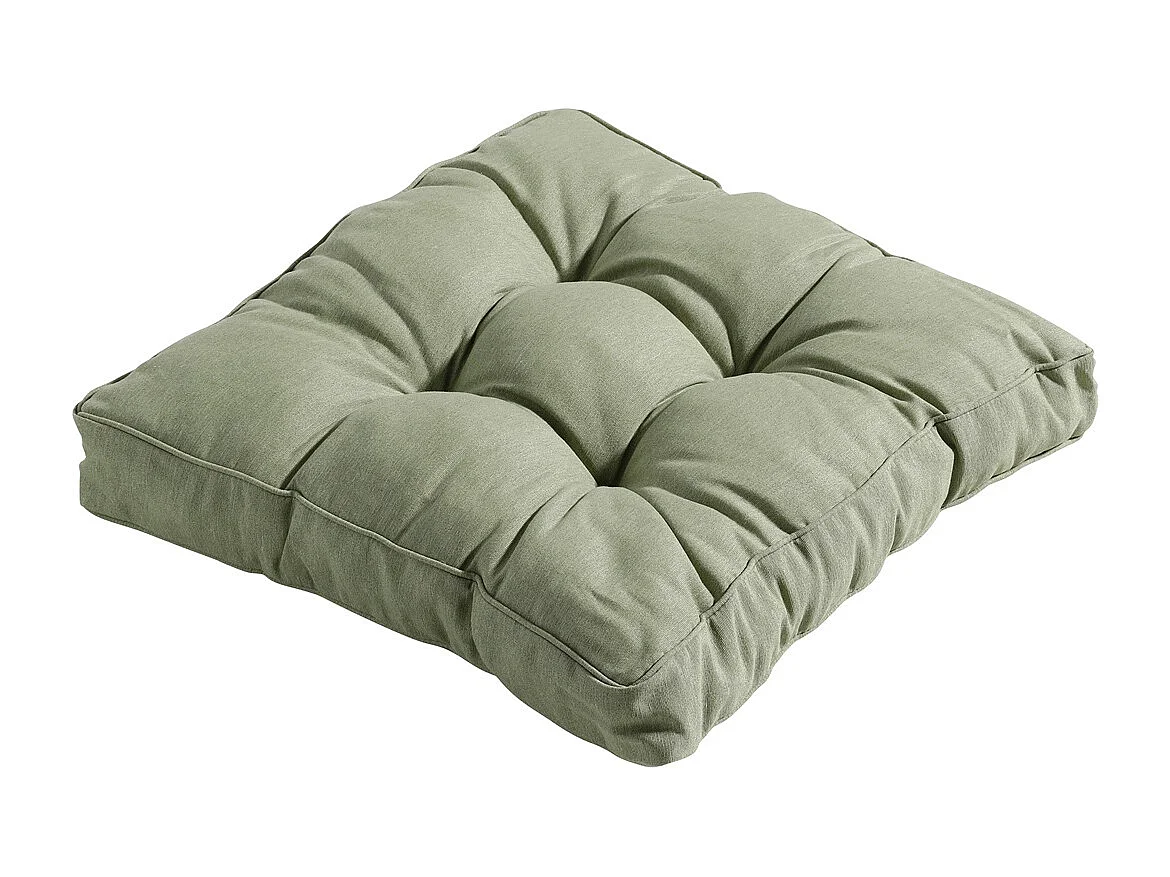 Sitzkissen Florance Panama Salbei - Ca. 47x47 cm - 4er Set