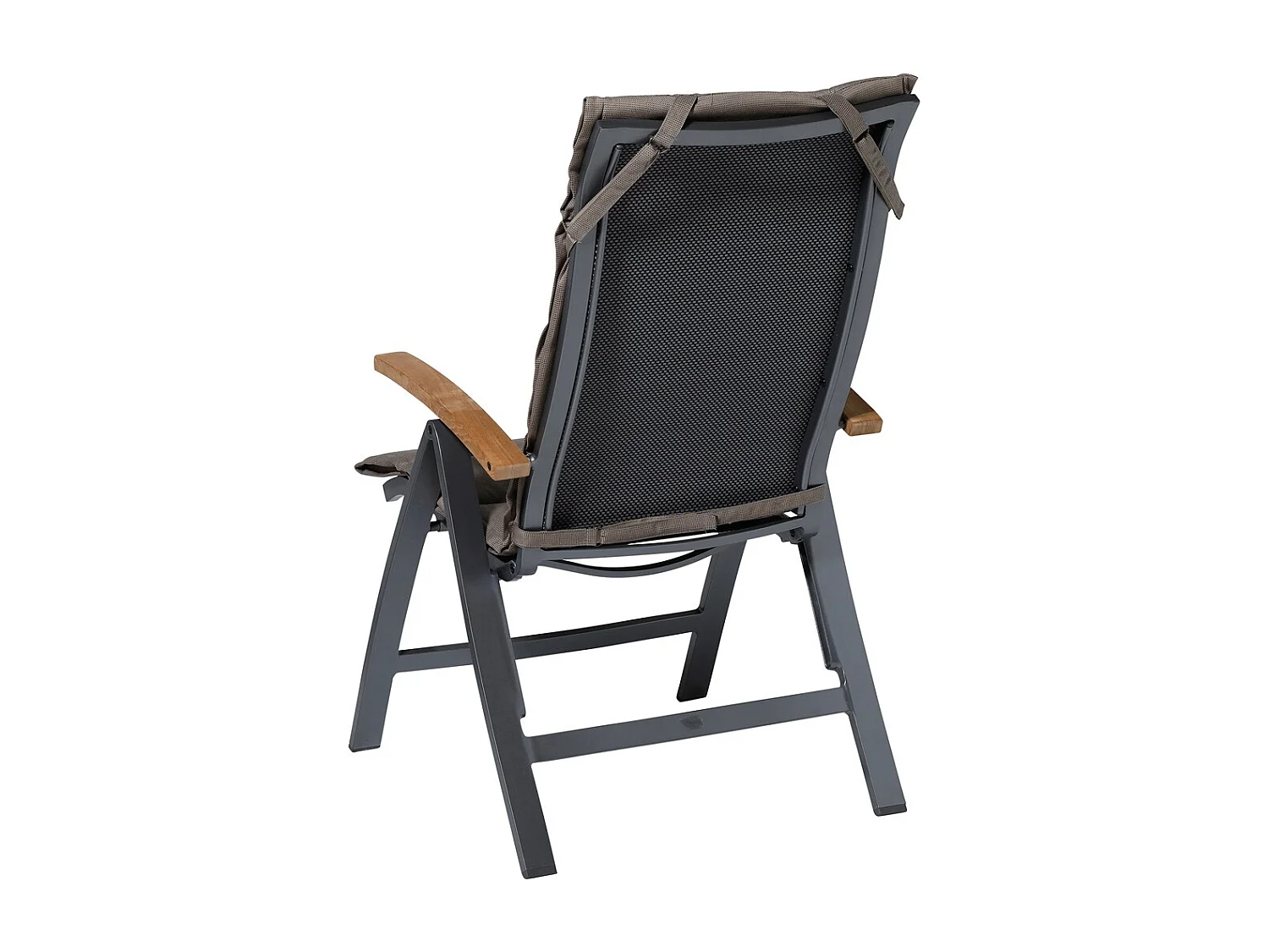 Coussin de jardin Fiber Deluxe Rib foie - Env. 125x50 cm - Lot de 4