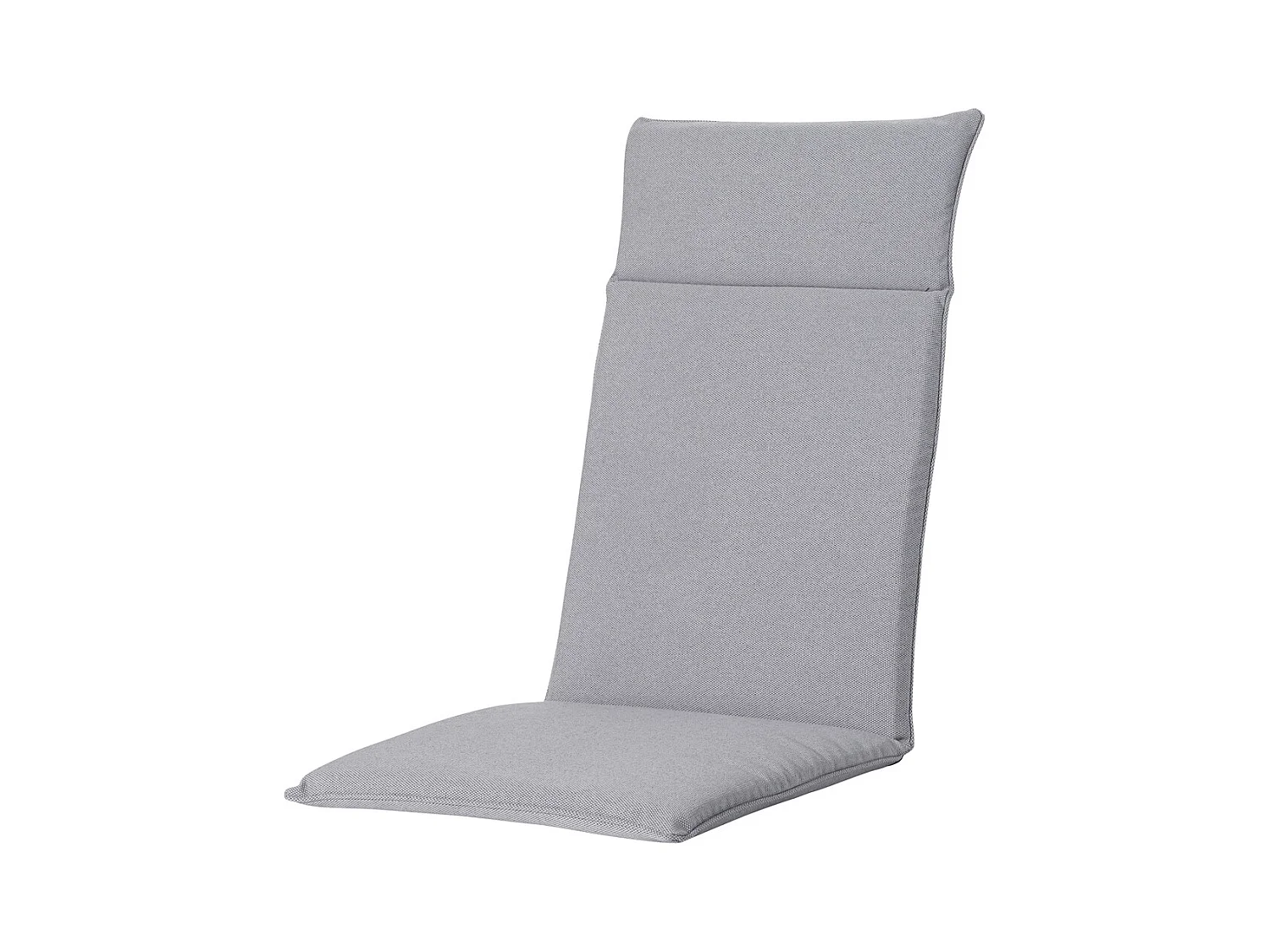 Gartenstuhlauflage High Back Manchester hellgrau - Ca. 120x50 cm - 4er Set