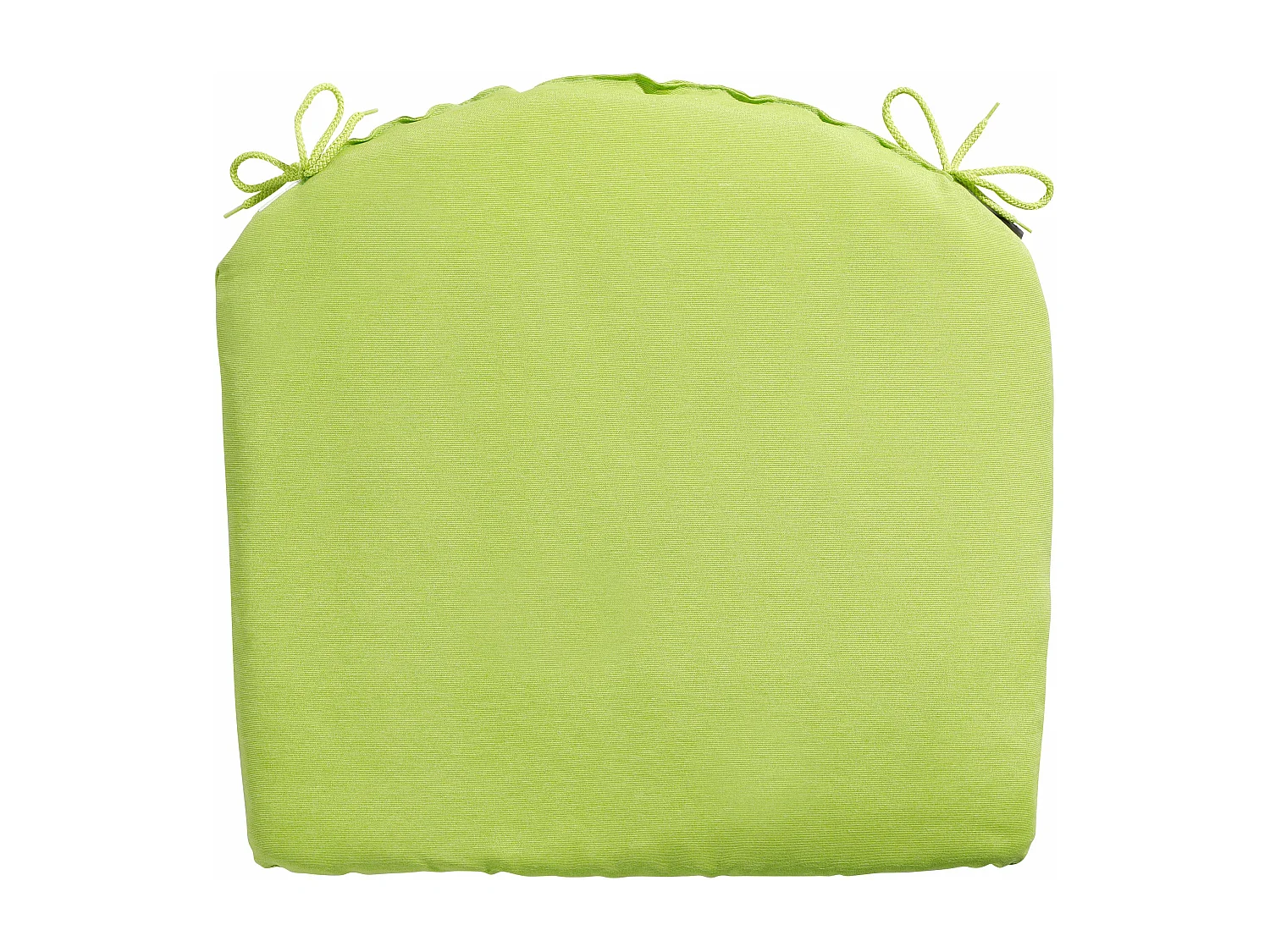 Coussin d'assise Panama citron vert - Environ 46 x 48 cm - Lot de 4