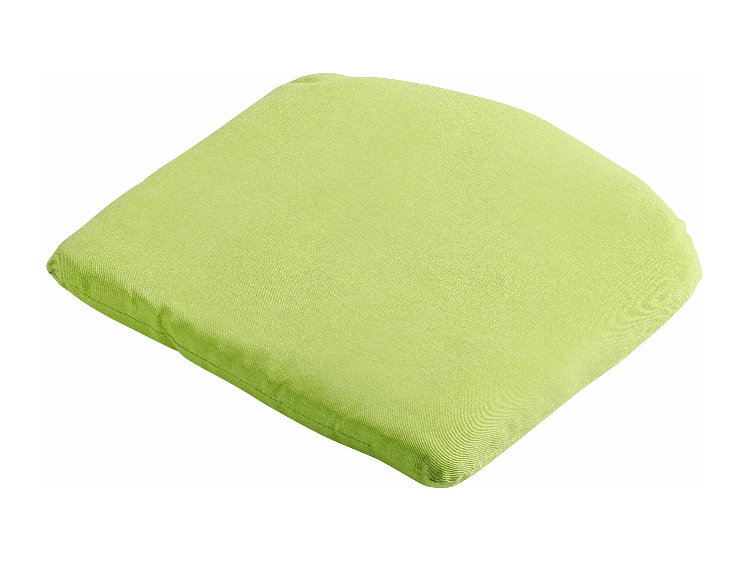 Coussin d'assise Panama citron vert - Environ 46 x 48 cm - Lot de 4