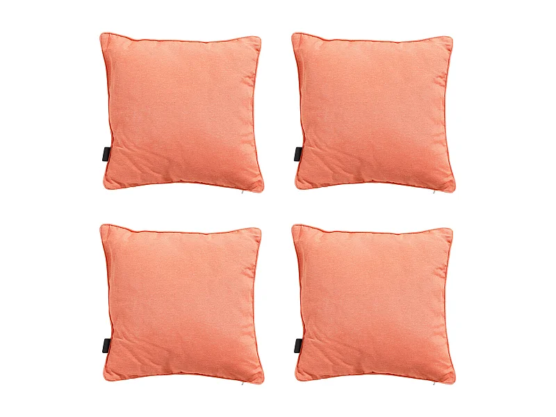 Dekokissen Panama Flamme orange - Ca. 45x45 cm - 4er Set