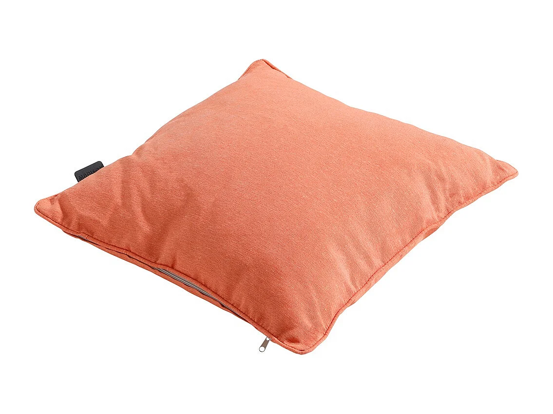 Coussin décoratif Panama orange flamme - Env. 45x45 cm - Lot de 4