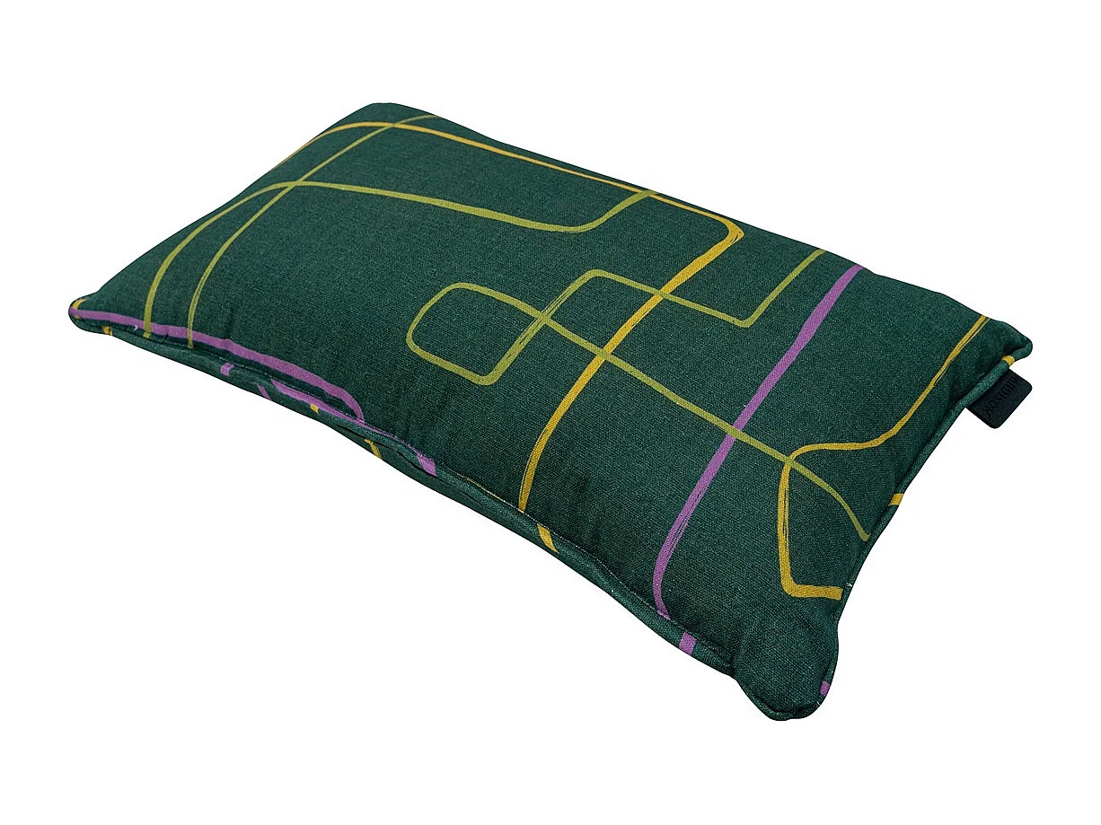 Coussin décoratif Joah vert - Env. 30x50 cm - Lot de 4