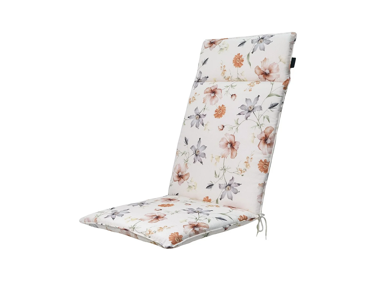 Tuinstoelkussen Hoge Rug Florina natural - Ca. 120x50 cm - Set van 4