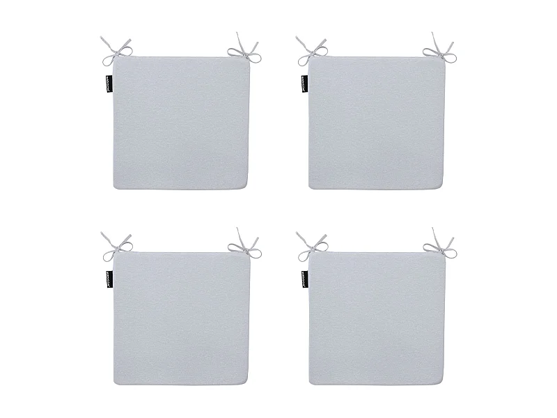 Zitkussen Panama light grey - Ca. 40x40 cm - Set van 4