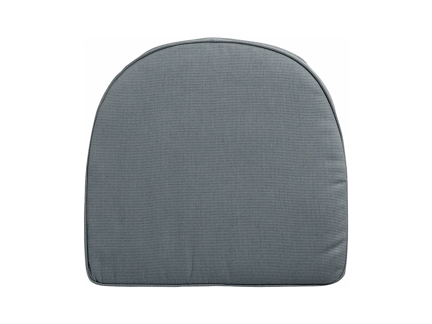 Coussin d'assise en osier York Rib gris - Environ 48 x 48 cm - Lot de 4