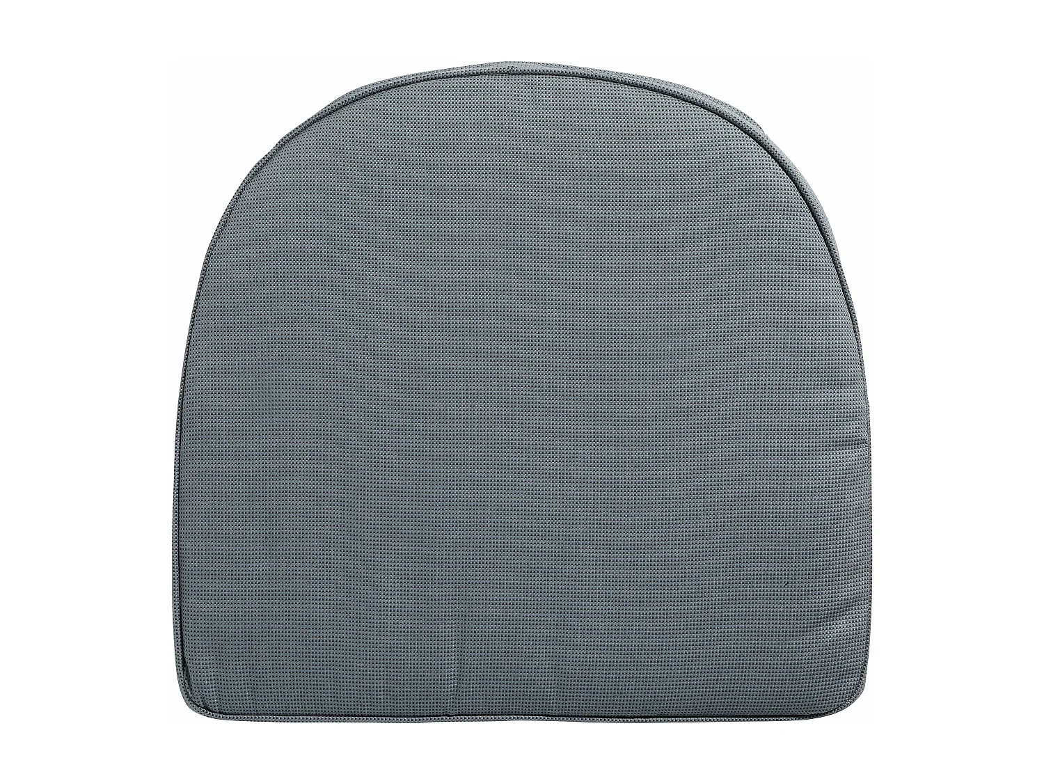 Coussin d'assise en osier York Rib gris - Environ 48 x 48 cm - Lot de 4