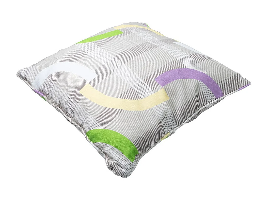 Coussin décoratif Tess violet - Env. 50x50 cm - Lot de 4