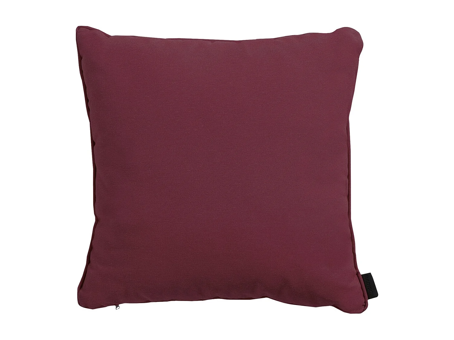 Coussin décoratif Panama bordeaux - Env. 60x60 cm - Lot de 4