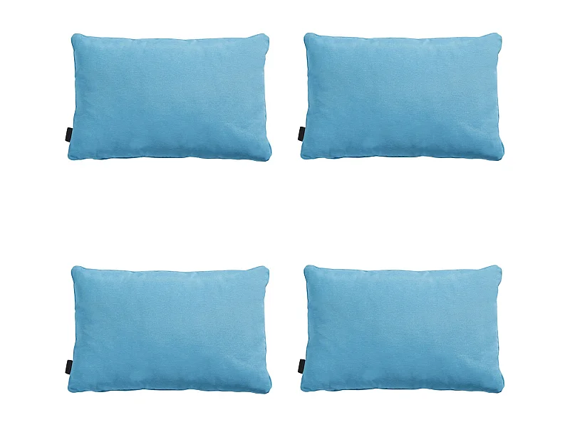 Sierkussen Panama aqua - Ca. 40x60 cm - Set van 4