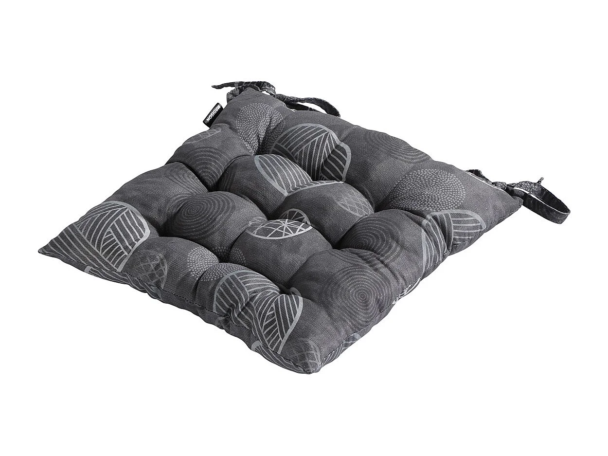 Sitzkissen Tuscany Circle grau - Ca. 46x46 cm - 4er Set