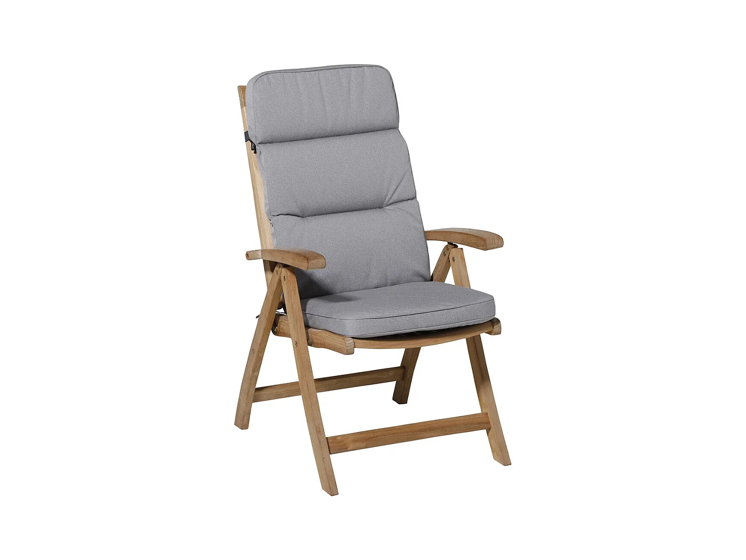 Coussin de jardin Excellent Low Back Manchester gris clair - Env. 120 x 50 cm - Lot de 2