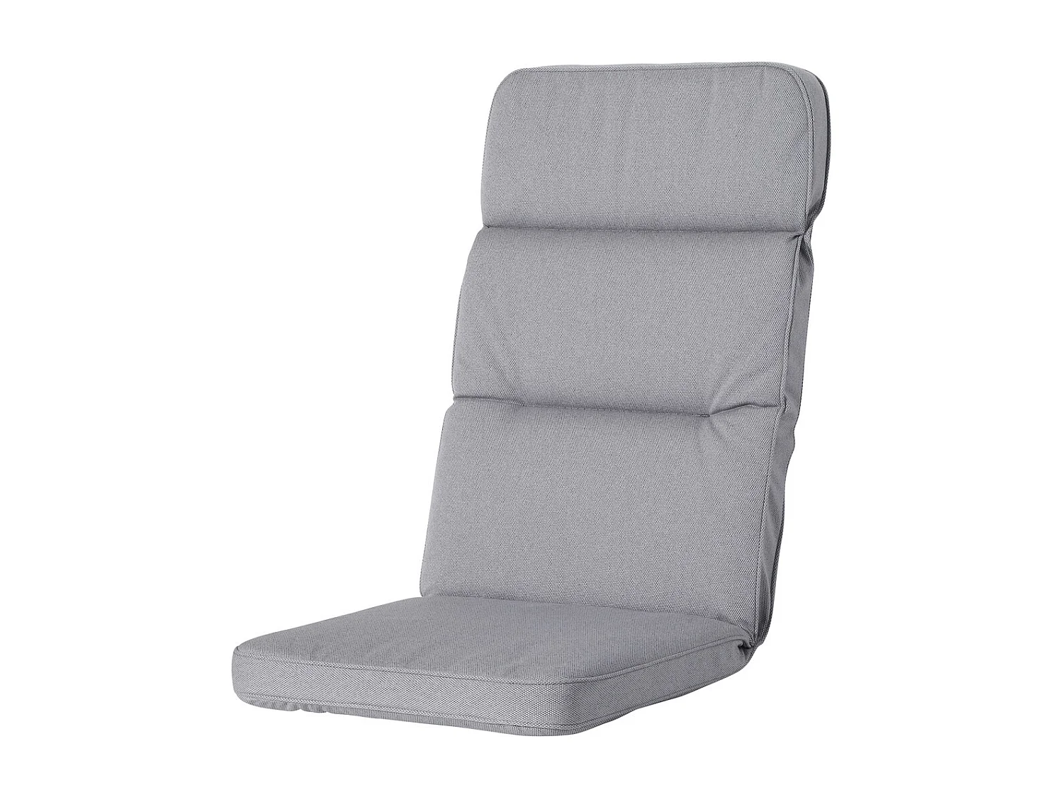 Coussin de jardin Excellent Low Back Manchester gris clair - Env. 120 x 50 cm - Lot de 2