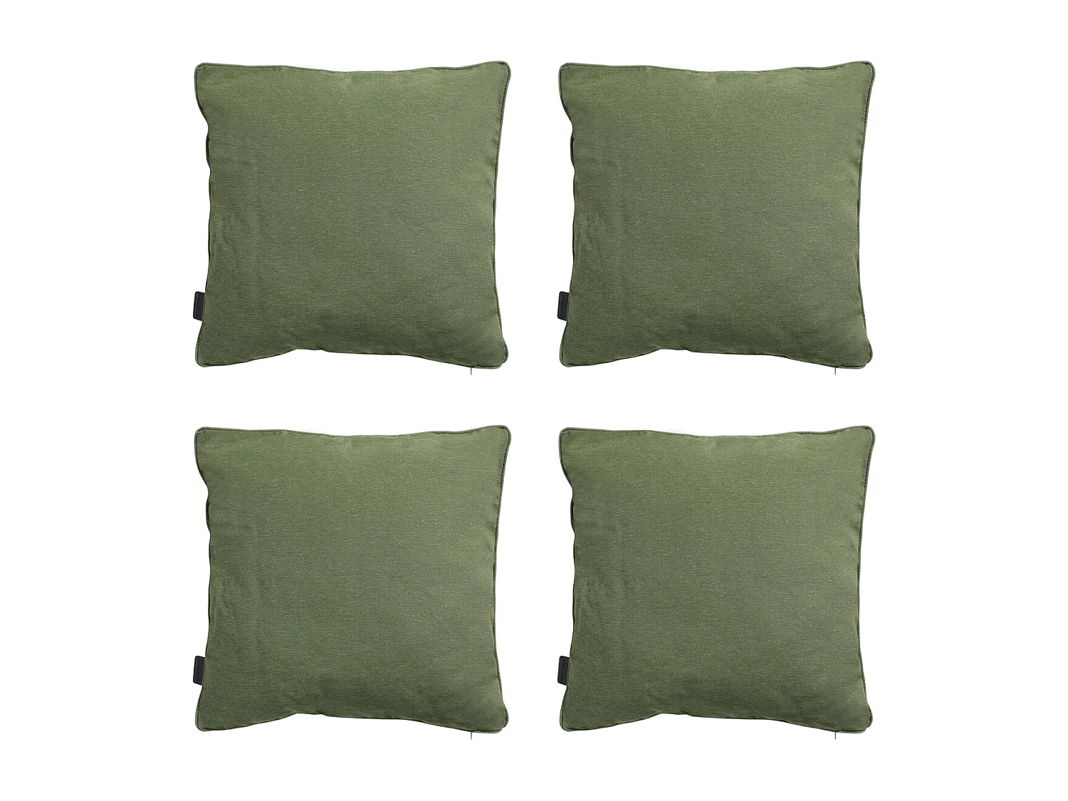 Sierkussen Panama green - Ca. 45x45 cm - Set van 4