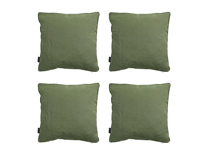 Sierkussen Panama green - Ca. 45x45 cm - Set van 4