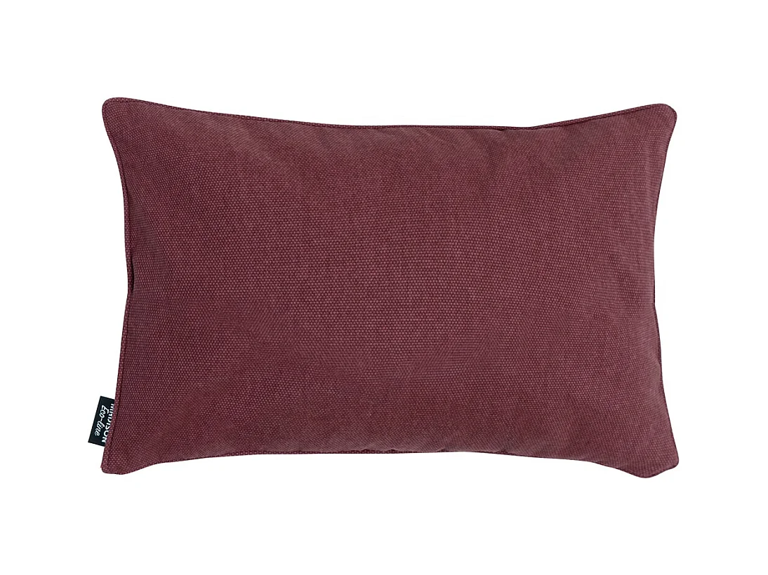 Coussin décoratif Bordeaux toile éco+ - Env. 30x50 cm - Lot de 4