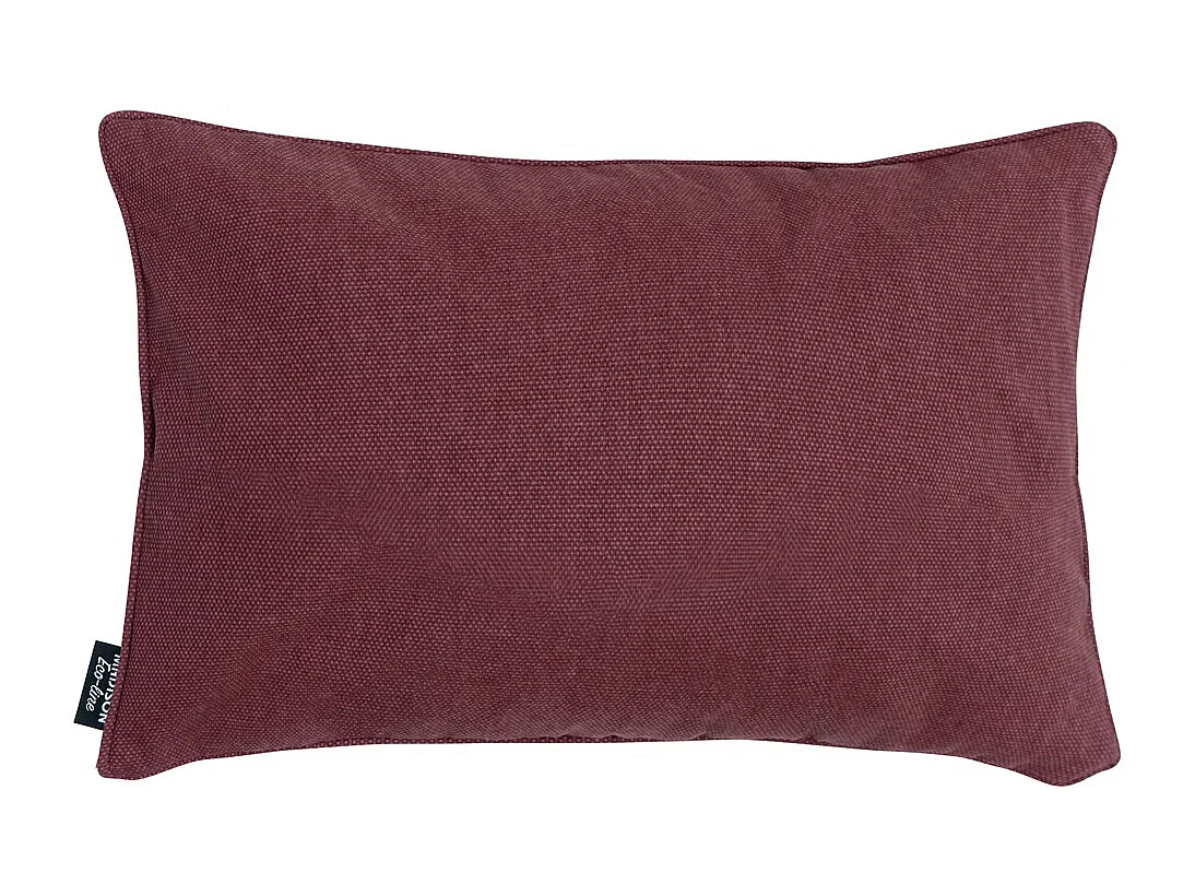 Coussin décoratif Bordeaux toile éco+ - Env. 30x50 cm - Lot de 4
