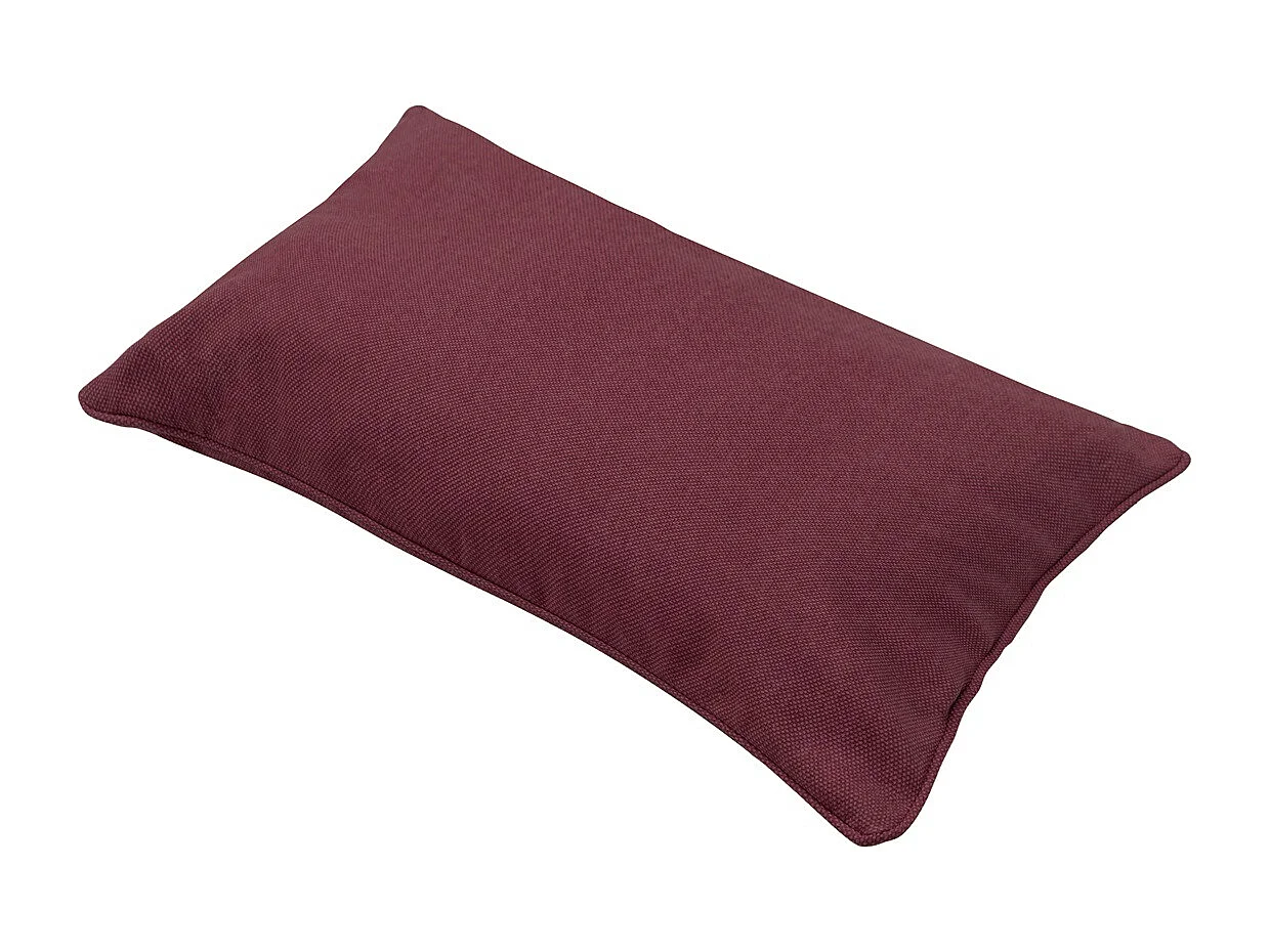 Coussin décoratif Bordeaux toile éco+ - Env. 30x50 cm - Lot de 4