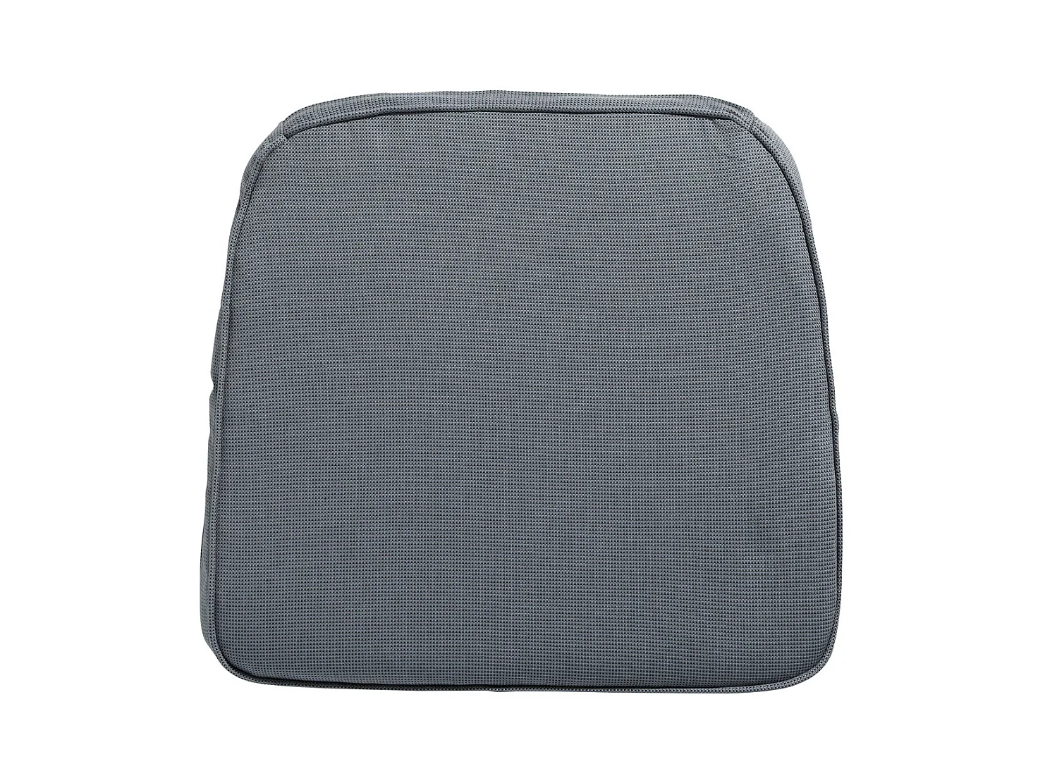 Coussin d'assise Wicker Rib gris - Environ 48 x 48 cm - Lot de 4