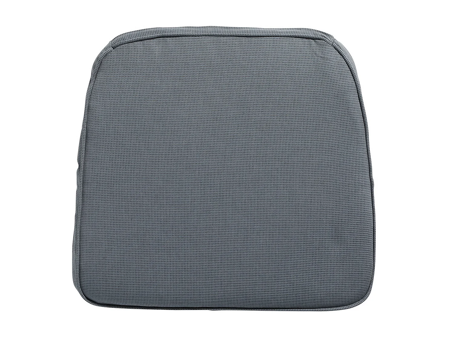 Coussin d'assise Wicker Rib gris - Environ 48 x 48 cm - Lot de 4