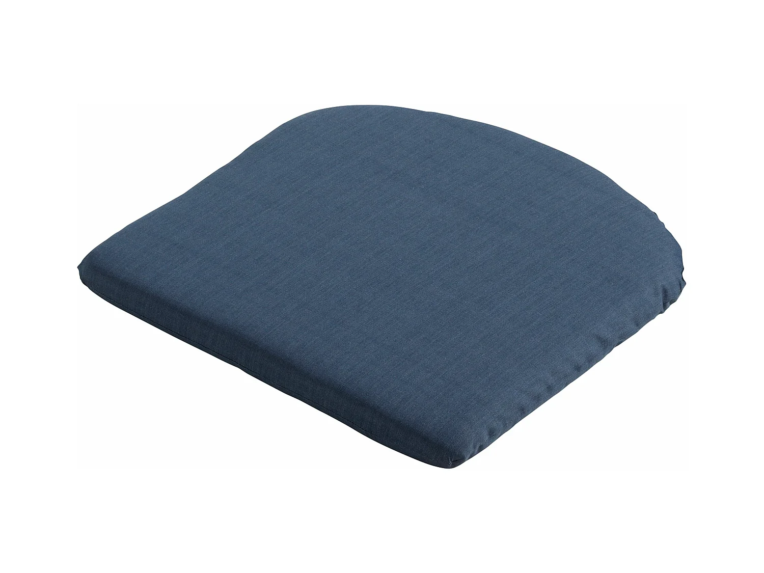 Coussin d'assise Basic cobalt - Environ 46x48 cm - Lot de 4